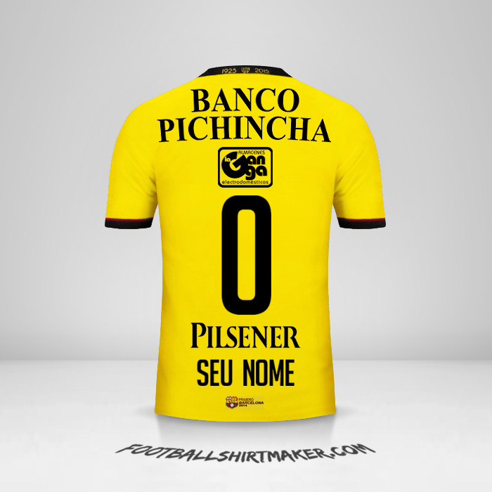 Camisa Barcelona SC 2015 -  seu nome - 0