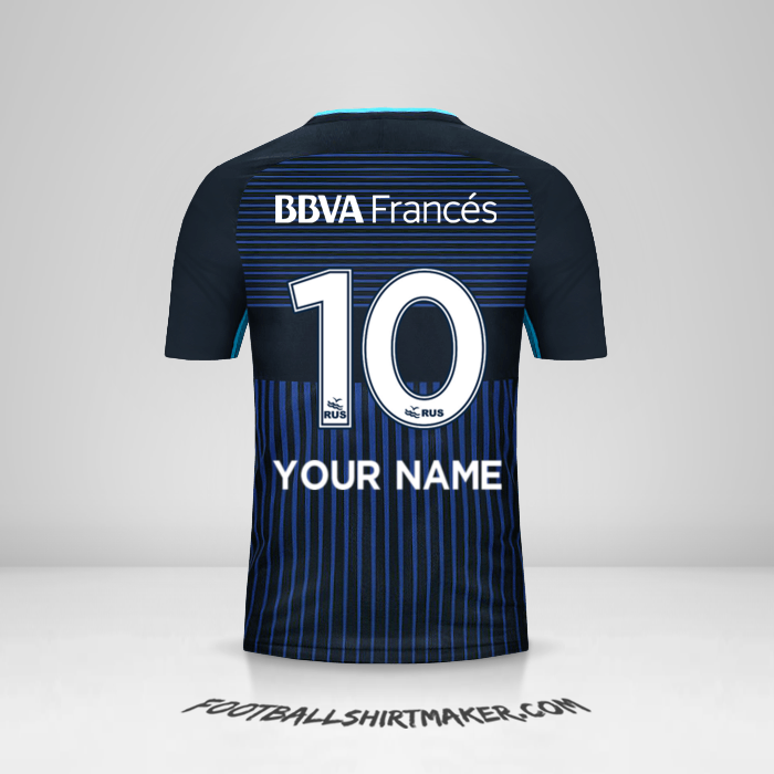 Boca Juniors 2017/18 III shirt number 10 your name