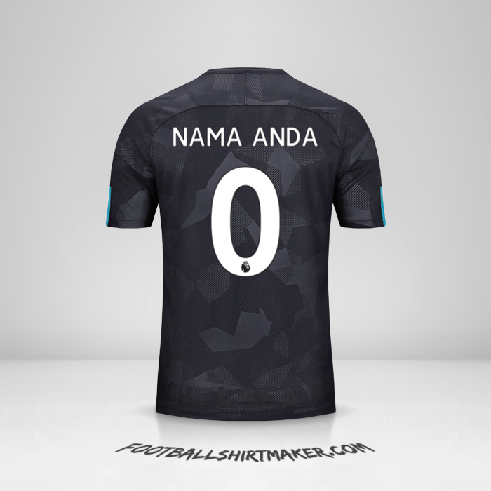 Jersey Chelsea 2017/18 III -  nama anda - 0