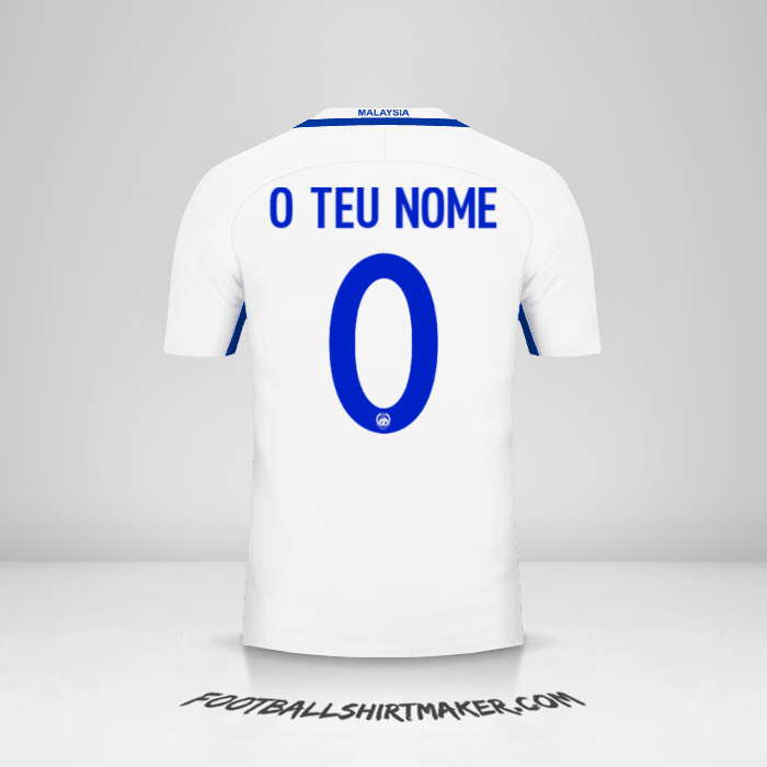 Camisola Malásia 2016/17 II -  o teu nome - 0