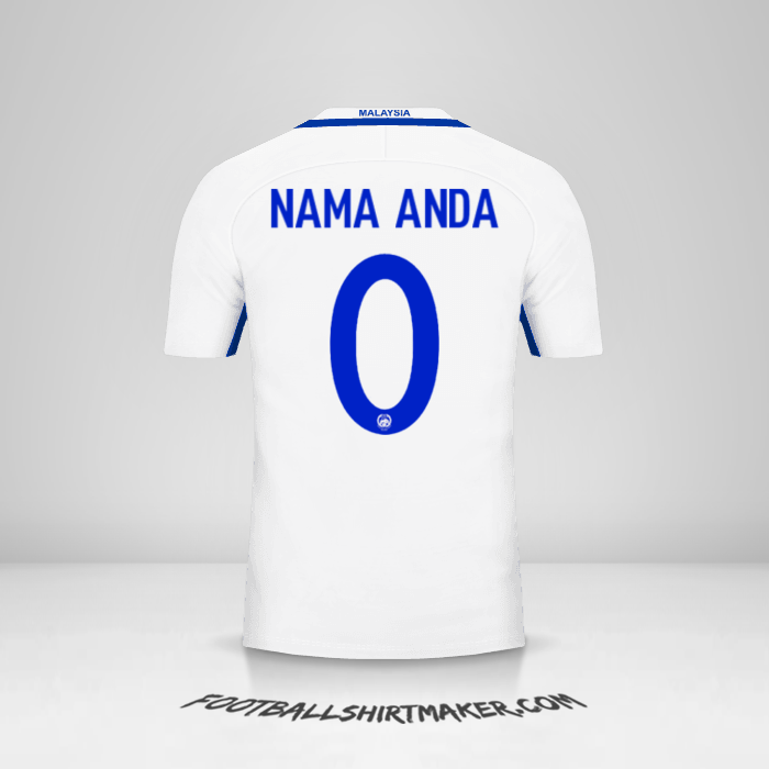 Jersey Malaysia 2016/17 II -  nama anda - 0