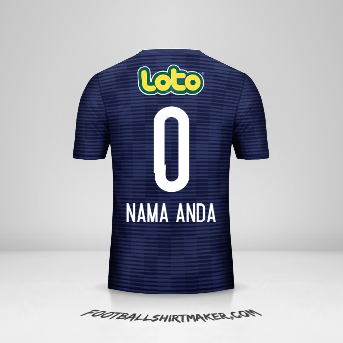 Jersey Universidad de Chile 2017/18 -  nama anda - 0