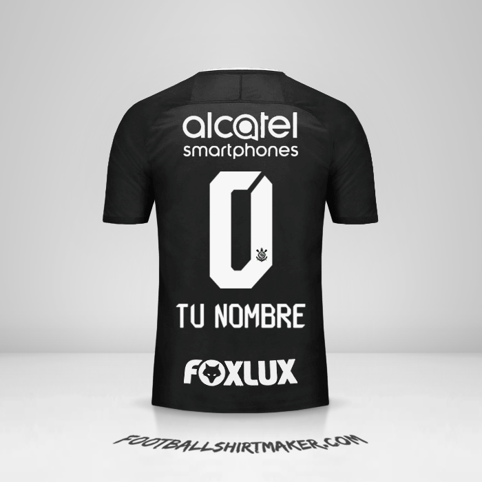 Camiseta Corinthians 2017/18 II -  tu nombre - 0