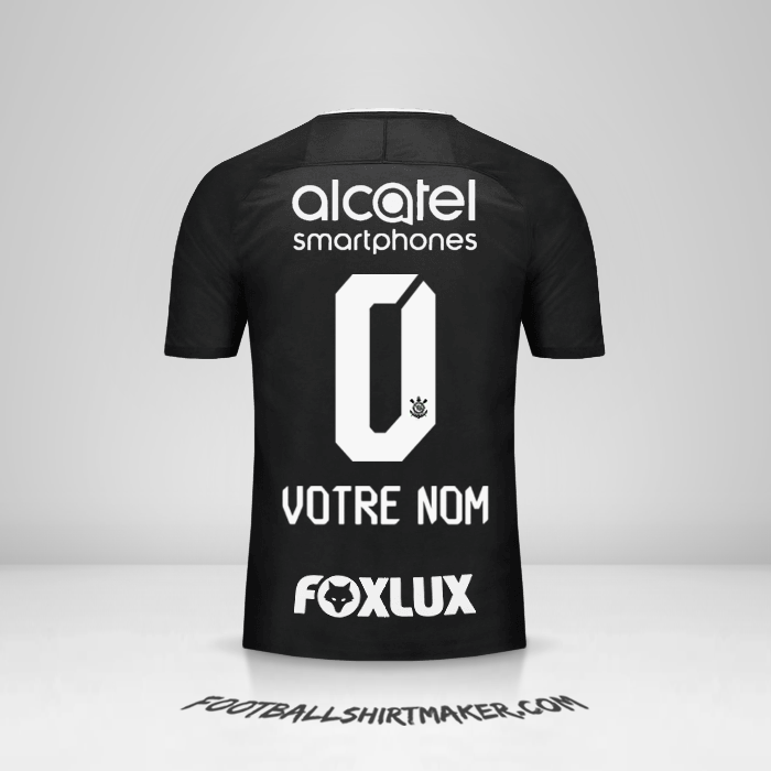 Maillot Corinthians 2017/18 II -  votre nom - 0