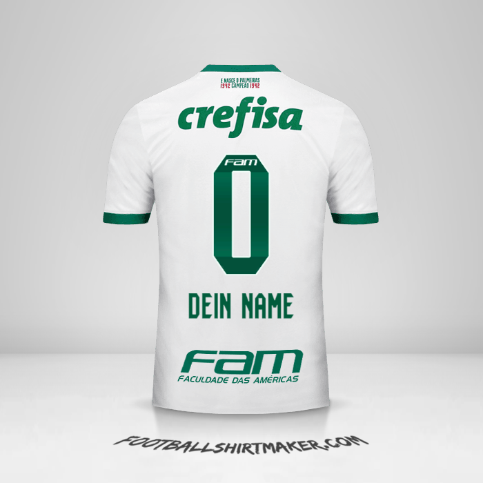 Trikot Palmeiras 2017 II -  dein name - 0