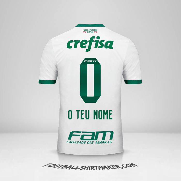 Camisola Palmeiras 2017 II -  o teu nome - 0