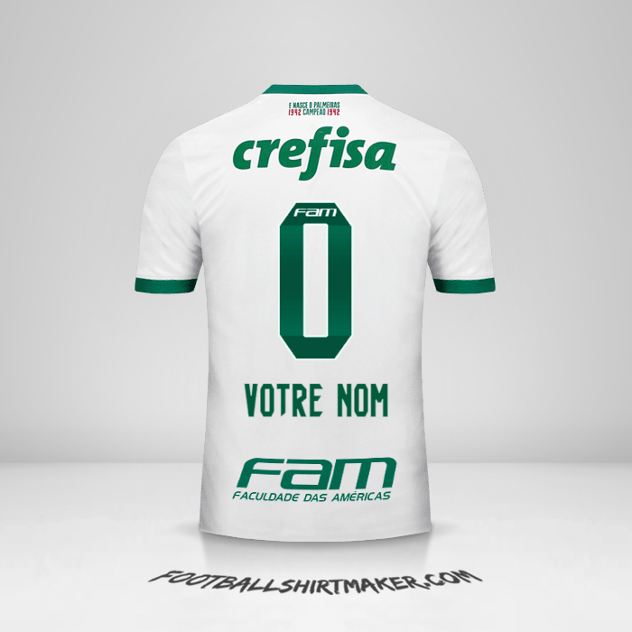 Maillot Palmeiras 2017 II -  votre nom - 0