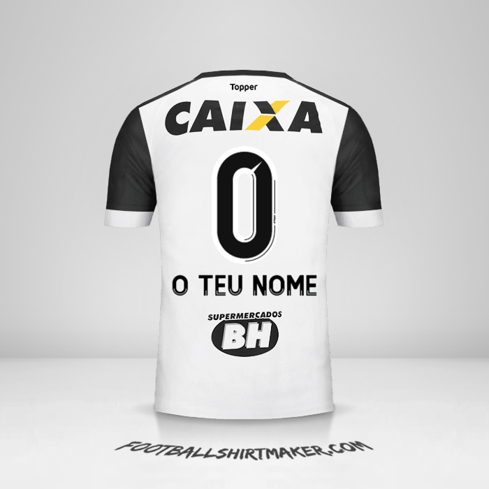 Camisola Atletico Mineiro 2017 II -  o teu nome - 0