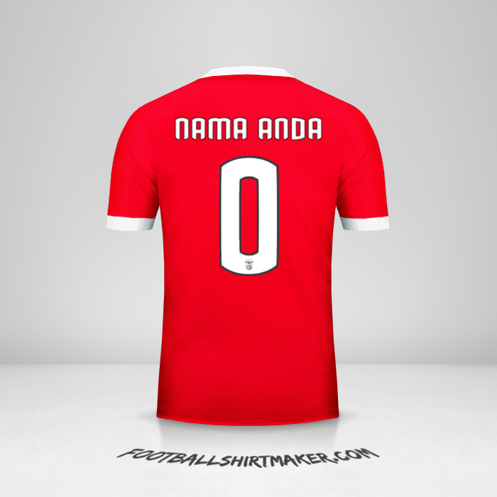 Jersey SL Benfica 2017/18 Cup -  nama anda - 0