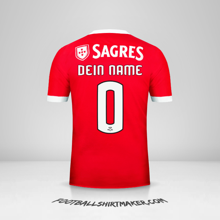 Trikot SL Benfica 2017/18 -  dein name - 0