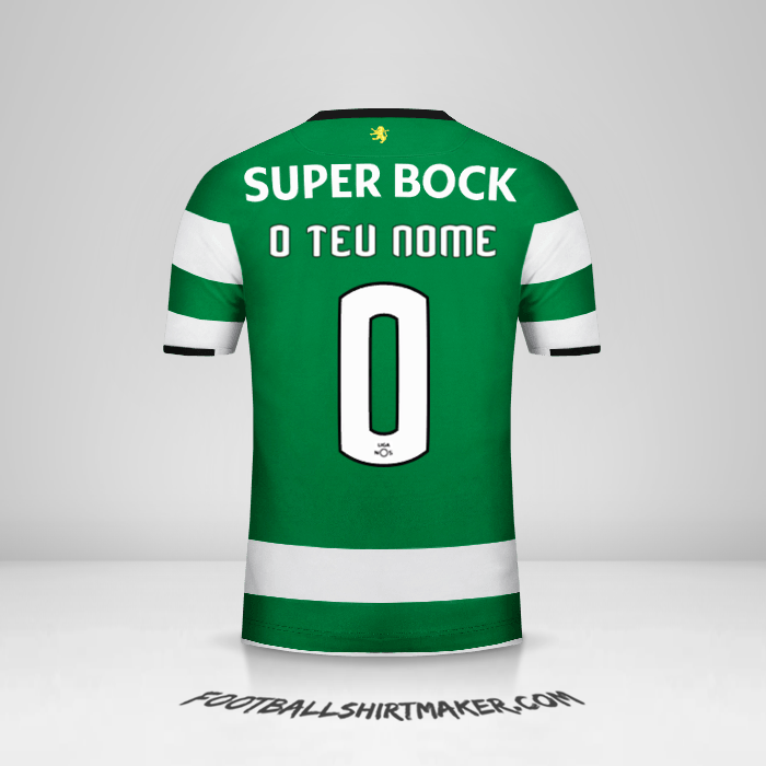 Camisola Sporting Clube 2017/18 -  o teu nome - 0