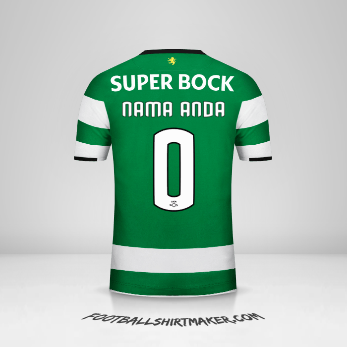 Jersey Sporting Clube 2017/18 -  nama anda - 0