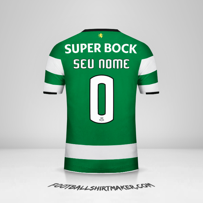 Camisa Sporting Clube 2017/18 -  seu nome - 0