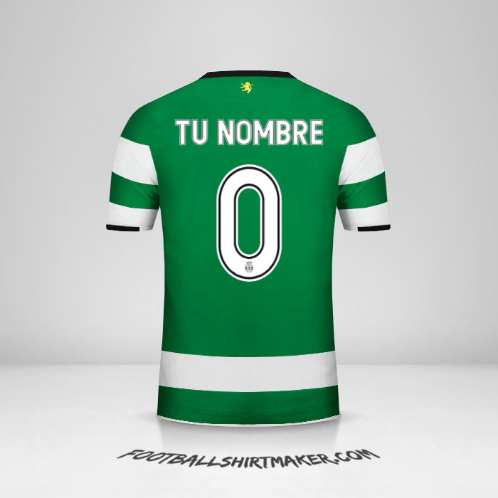 Camiseta Sporting Clube 2017/18 Cup -  tu nombre - 0