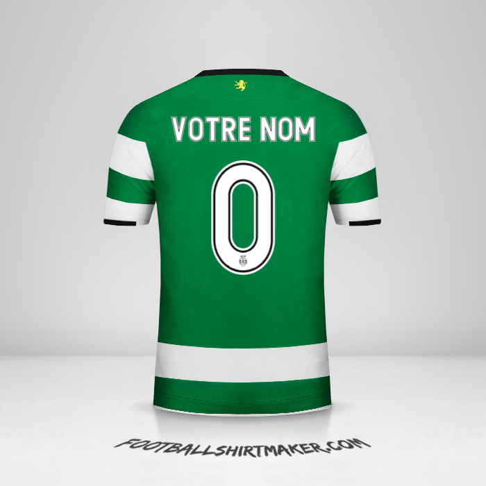 Maillot Sporting Clube 2017/18 Cup -  votre nom - 0