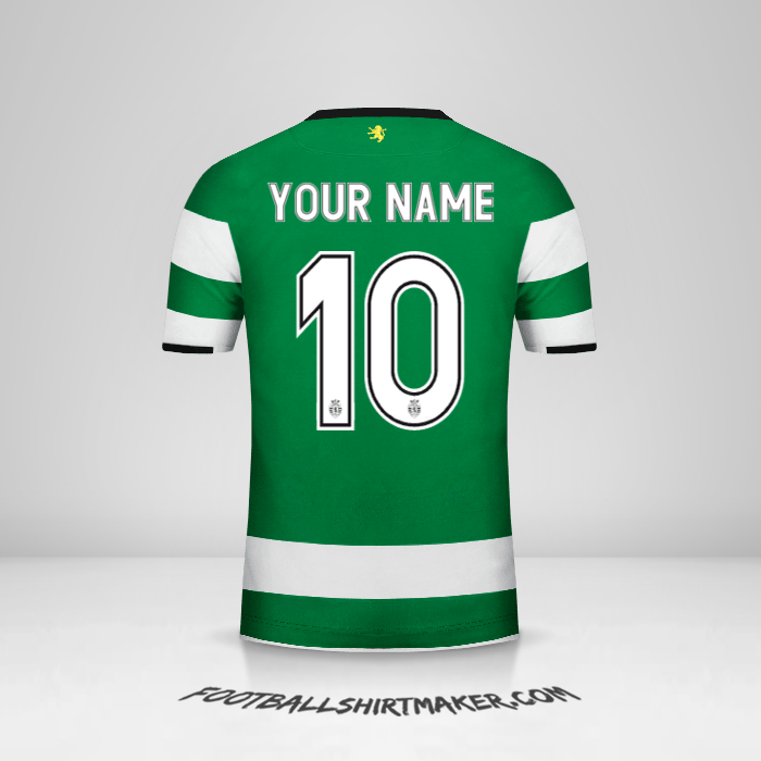 Sporting Clube 2017/18 Cup jersey number 10 your name