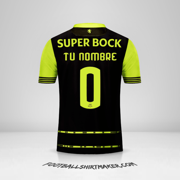 Camiseta Sporting Clube 2017/18 II -  tu nombre - 0