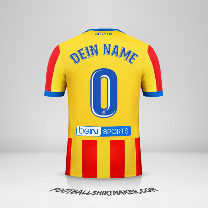 Trikot Valencia CF 2017/18 II -  dein name - 0