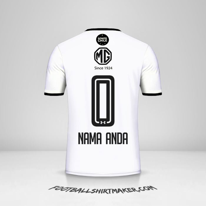 Jersey Colo Colo 2018 -  nama anda - 0