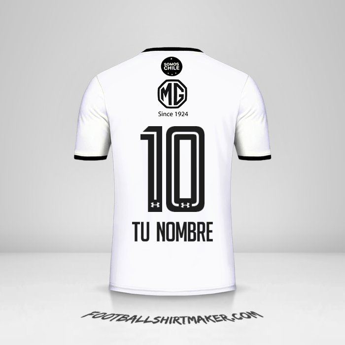 Jersey Colo Colo 2018 número 10 tu nombre