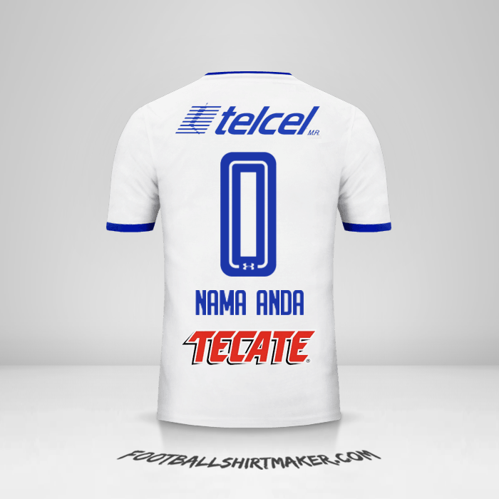 Jersey Cruz Azul 2017/18 II -  nama anda - 0