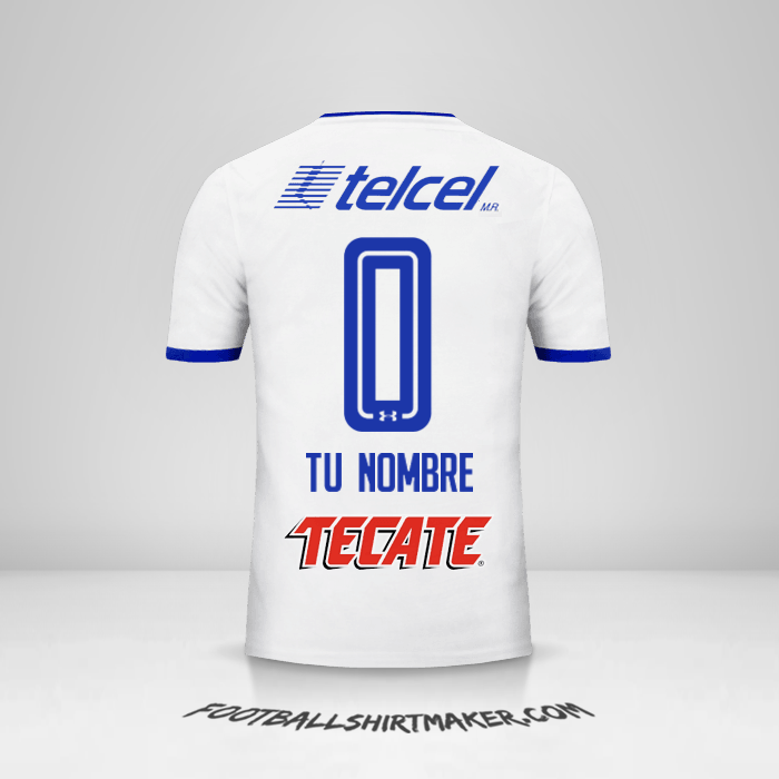 Camiseta Cruz Azul 2017/18 II -  tu nombre - 0