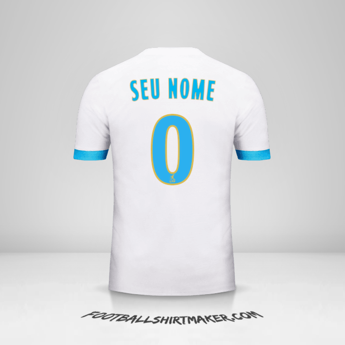 Camisa Olympique de Marseille 2017/18 -  seu nome - 0