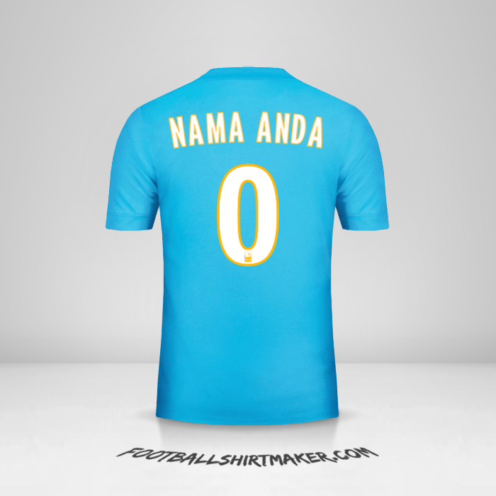 Jersey Olympique de Marseille 2017/18 II -  nama anda - 0