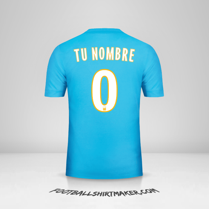 Camiseta Olympique de Marseille 2017/18 II -  tu nombre - 0