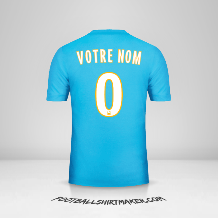 Maillot Olympique de Marseille 2017/18 II -  votre nom - 0