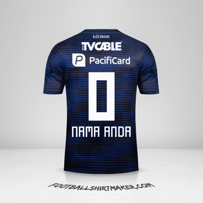 Jersey Emelec 2018 II -  nama anda - 0