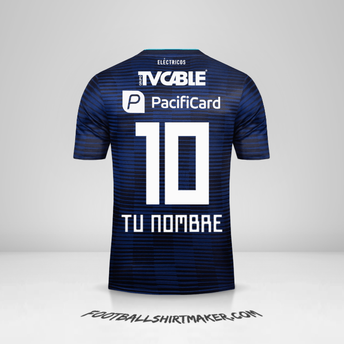 Jersey Emelec 2018 II número 10 tu nombre