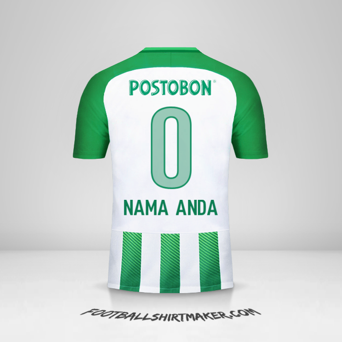 Jersey Atletico Nacional 2018 -  nama anda - 0