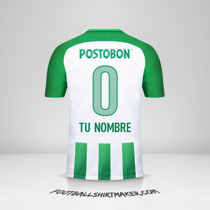 Jersey Atletico Nacional 2018 -  tu nombre - 0