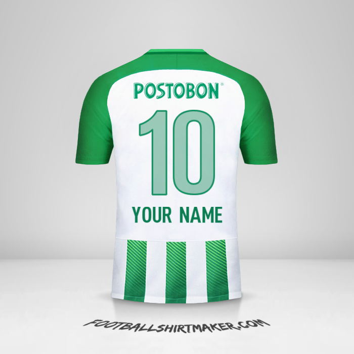 Atletico Nacional 2018 shirt number 10 your name