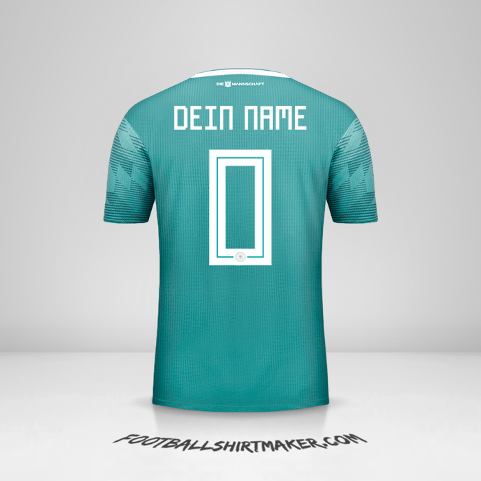 Trikot Deutschland 2018 II -  dein name - 0