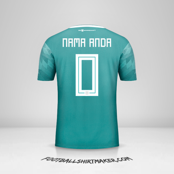 Jersey Jerman 2018 II -  nama anda - 0