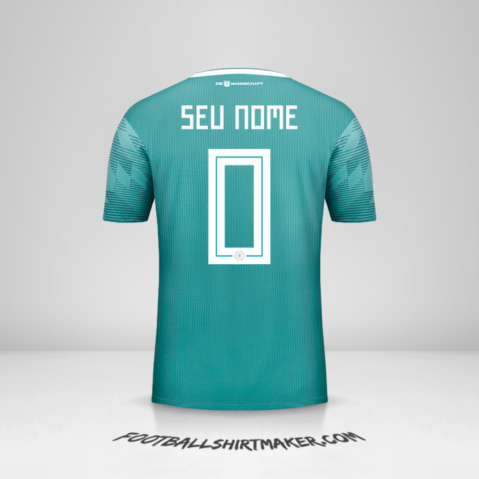 Camisa Alemanha 2018 II -  seu nome - 0