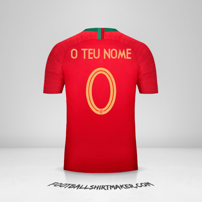 Camisola Portugal 2018 -  o teu nome - 0