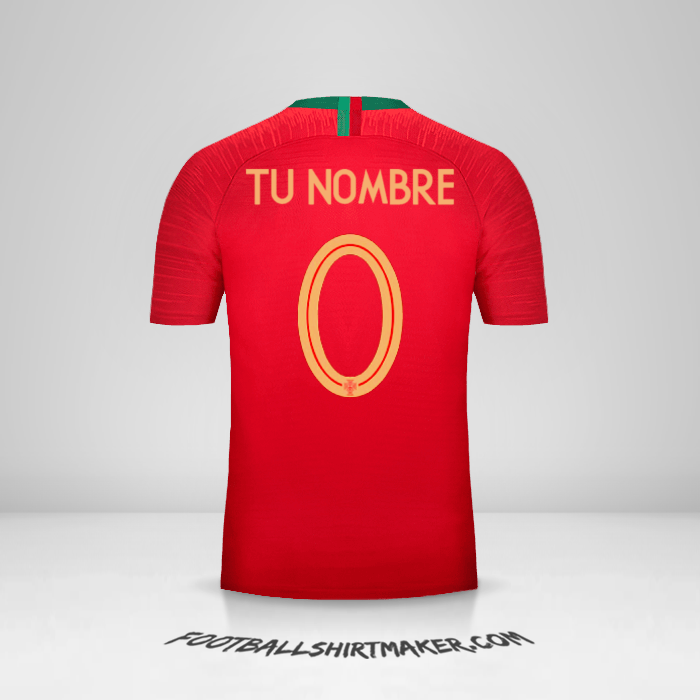 Camiseta Portugal 2018 -  tu nombre - 0