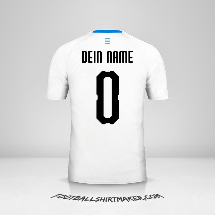 Trikot Uruguay 2018 II -  dein name - 0