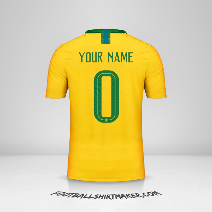 Shirt Brazil 2018 -  your name - 0