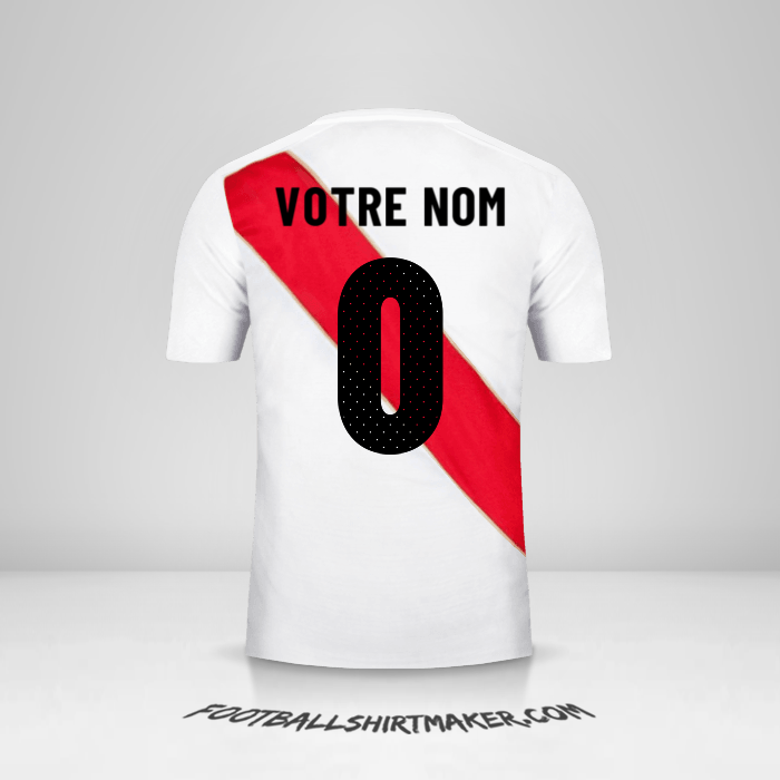 Maillot Pérou 2018 -  votre nom - 0