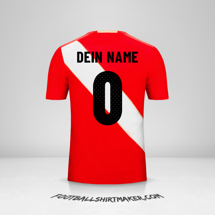 Trikot Peru 2018 II -  dein name - 0