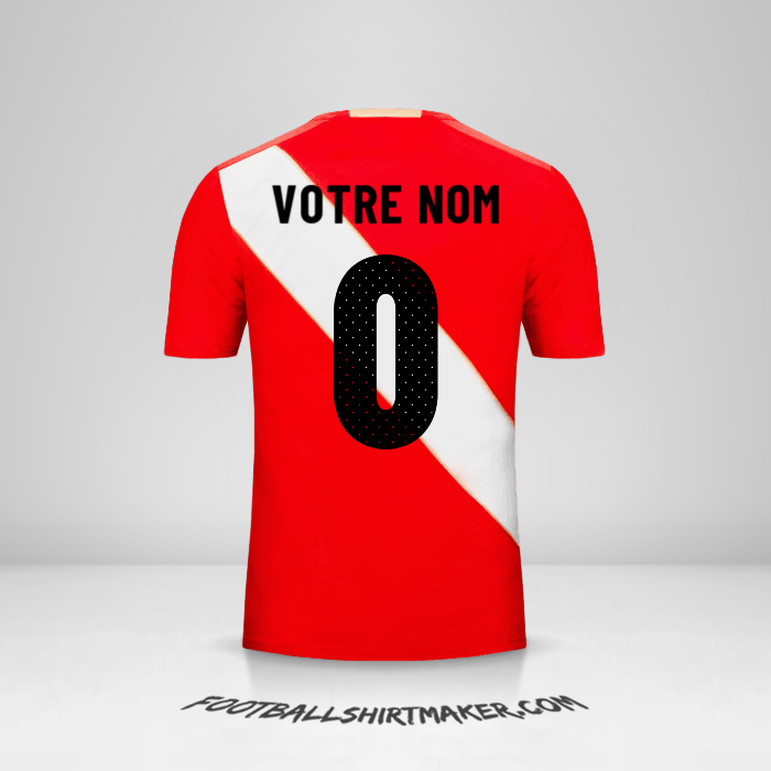 Maillot Pérou 2018 II -  votre nom - 0