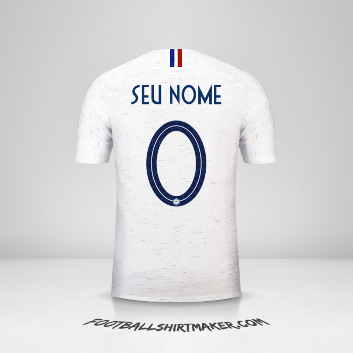 Camisa França 2018 II -  seu nome - 0