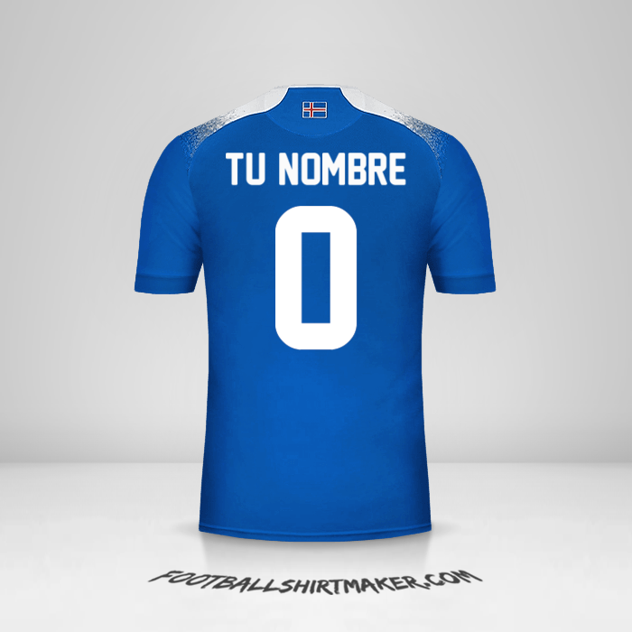 Jersey Islandia 2018 -  tu nombre - 0