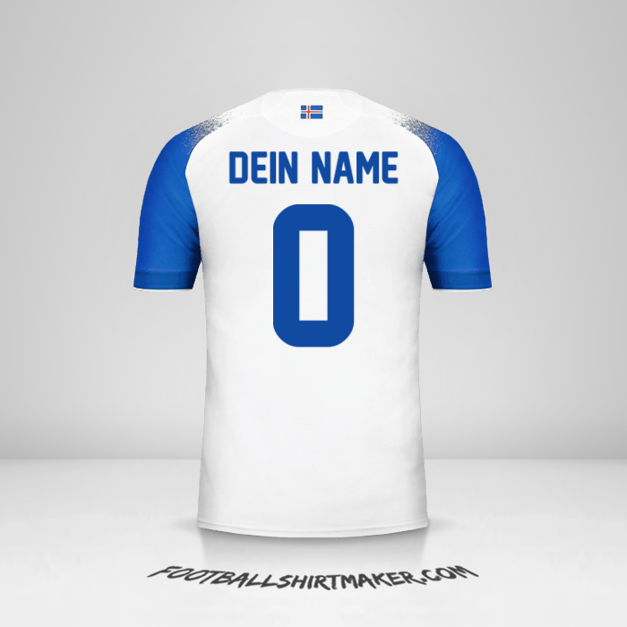 Trikot Island 2018 II -  dein name - 0