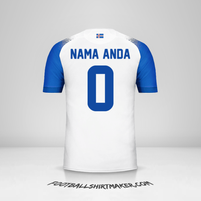 Jersey Islandia 2018 II -  nama anda - 0