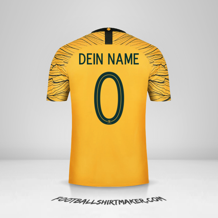 Trikot Australien 2018 -  dein name - 0